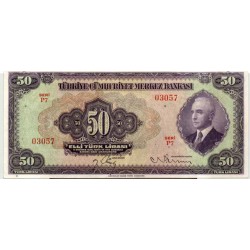 3.Emisyon 50 Türk Lirası