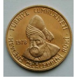 Mevlana 705.Vuslat YILI Altın 500 Lira Hatıra Parası