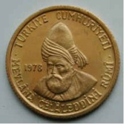 Mevlana 705.Vuslat YILI Altın 1000 Lira Hatıra Parası