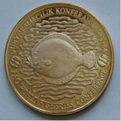 F.A.O. Dünya Balıkçılık Konferansı Cupro Nikel Hatıra Parası