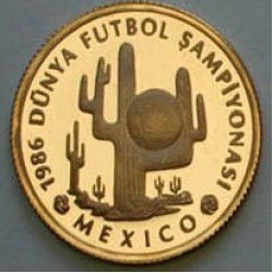 1986 Dünya Futbol Şampiyonası Altın Hatıra Parası