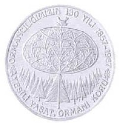 X.Dünya Ormancılık Günü Gümüş Hatıra Parası