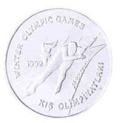 1992 KIŞ Olimpiyatları Gümüş 2 Hatıra Parası