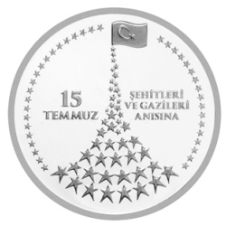 15 Temmuz Şehitleri ve Gazileri Anısına Gümüş Hatıra Parası