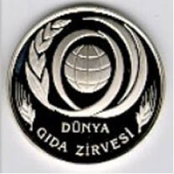 F.A.O. 1996 Başak Solda Gümüş Hatıra Parası