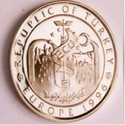 ECU (Europan Currency Unit) Gümüş Hatıra Parası