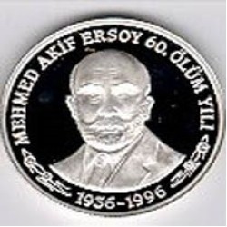 Mehmet Akif Ersoy 1997 Gümüş Hatıra Parası