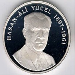 Hasan Ali Yücel Gümüş Hatıra Parası