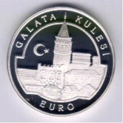 Galata Kulesi Gümüş Hatıra Parası