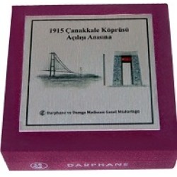 1915 Çanakkale Köprüsü Bronz Kutulu Hatıra Parası