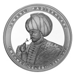 1.Mehmed Çelebi Gümüş Hatıra Parası 