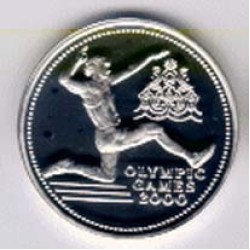 Olimpiyat Oyunları 2000 Uzun Atlama Gümüş Hatıra Parası