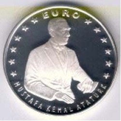 Euro Atatürk Gümüş Hatıra Parası