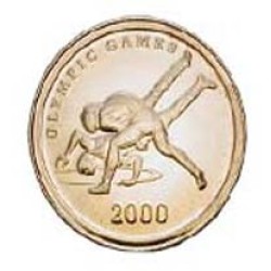 2000 Olimpiyat Oyunları Güreş Altın Hatıra Parası