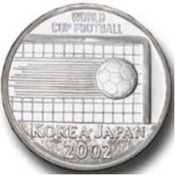 2002 Dünya Futbol Şampiyonası Gümüş Hatıra Parası