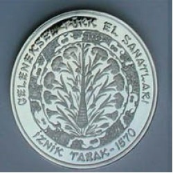 İznik Tabak Gümüş Hatıra Parası