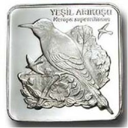 Yeşil Arıkuşu Gümüş Hatıra Parası