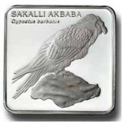 Sakallı Akbaba Gümüş Hatıra Parası