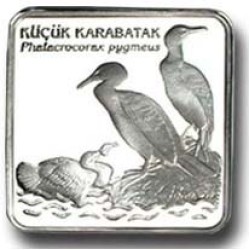 Küçük Karabatak Gümüş Hatıra Parası
