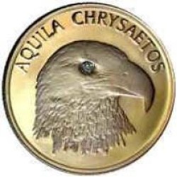 Kaya Kartalı (Aquila Chrysaetos) Altın Hatıra Parası
