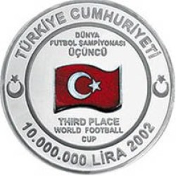 Dünya Üçüncüsü Türkiye Gümüş Hatıra Parası