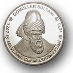 Mevlana 2002 Gümüş Hatıra Parası