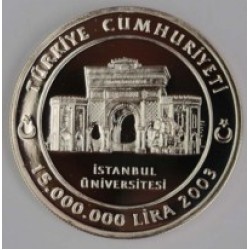 İstanbul Üniversitesi'nin 550.YILI Gümüş Hatıra Parası