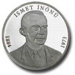 İsmet İnönü Gümüş Hatıra Parası