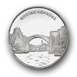 Mostar Köprüsü Gümüş Hatıra Parası
