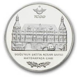 T.C.D.D. 150.YIL Gümüş Hatıra Parası