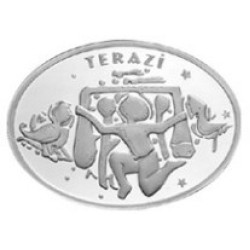Terazi Burcu Gümüş Hatıra Parası