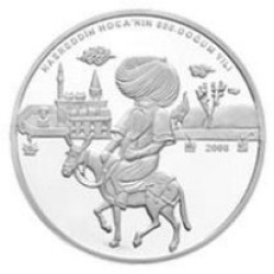 Nasreddin Hoca 800.Doğum Yılı Gümüş Hatıra Parası