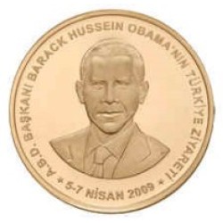 Obama'nın Ziyareti Altın Hatıra Parası