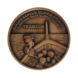 Avrupa Gençlik Olimpik Oyunları Trabzon Bronz Hatıra Parası