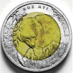 Boz Ayı Bimetal Hatıra Parası