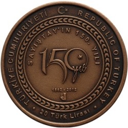 Sayıştay'ın 150.Yılı Bronz Hatıra Parası
