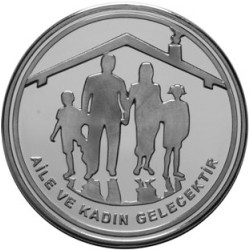 Aile ve Kadın Gelecektir Gümüş Hatıra Parası