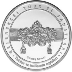 Geleneksel Türk El Sanatları Gümüş Hatıra Parası