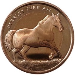 Byerley Türk Atı Bimetal Hatıra Parası