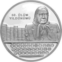 Halide Edip Adıvarın 50. Ölüm Yıldönümü Gümüş Hatıra Parası