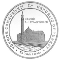 Ahi Evran Gümüş Hatıra Parası