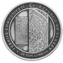 Ahlat Mezar Taşları Gümüş Hatıra Parası