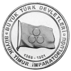 Büyük Timur İmparatorluğu Bimetal Hatıra Parası