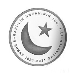 Gaziantep Gazilik Ünvanının 100.Yılı Gümüş Hatıra Parası
