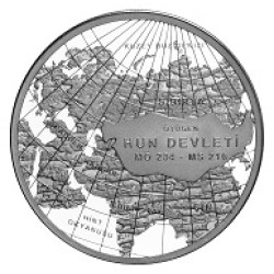 Hun Devleti Gümüş Hatıra Parası