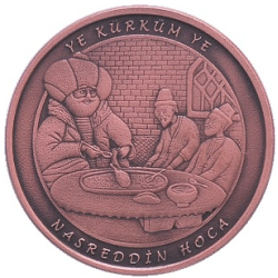 Nasreddin Hoca 3 Bronz Hatıra Parası