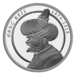 Oruç Reis Gümüş Hatıra Parası