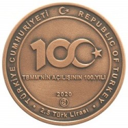 TBMM Açılışının 100.Yılı Bronz Hatıra Parası