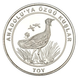Anadoluya Özgü Kuşlar Toy Bimetal Hatıra Parası