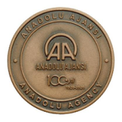Anadolu Ajansının 100.Yılı Bronz Hatıra Parası
